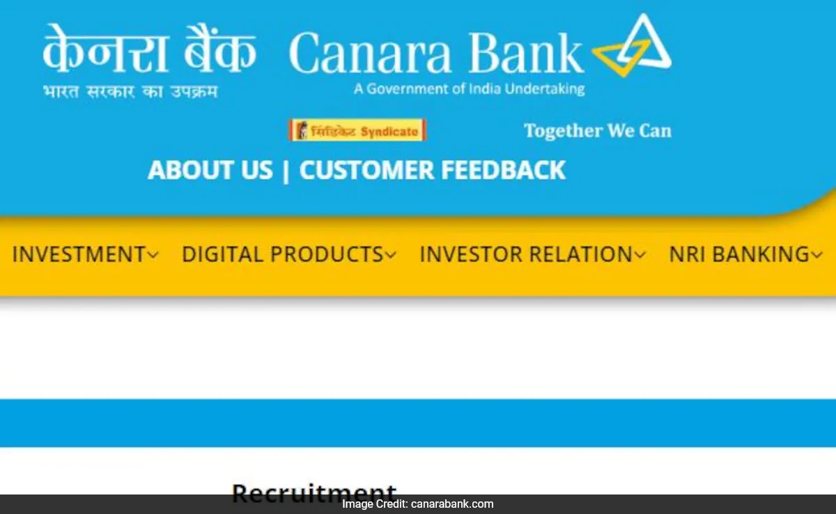 Canara Bank Recruitment 2024: Application For 3,000 Apprenticeship 