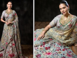 Esha Gupta In A Floral <i>Lehenga</i> Is Serving The Right Kind Of Stylish Bridesmaid Goals Esha Gupta In A Floral <i>Lehenga</i> Is Serving The Right Kind Of Stylish Bridesmaid Goals