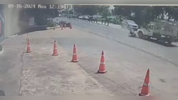 Video: Gujarat Biker Crashes Into SUV, Then Hits Pick-Up Van, Dies On Spot