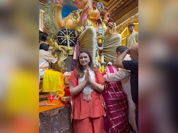 In A Rust And Gold <i>Kaftan</i> Set, Parineeti Chopra Celebrates <i>Ganesh Chaturthi</i> 2024 In Minimally Chic Ethnic Style