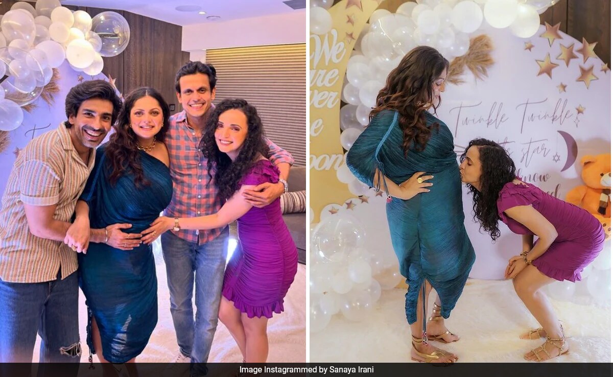 Mom-To-Be Drashti Dhami's Fun-Filled Pics With Sanaya Irani, Mohit Sehgal From Baby Shower