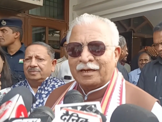 ML Khattar On Possible AAP-Congress Alliance For Haryana Polls