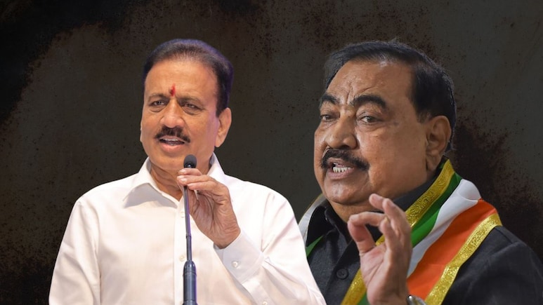 Khadse vs Mahajan: 'महिलांबाबत गिरीश महाजनांचं नावंच का पुढं येतं?' खडसेंचा जुने संदर्भ देत थेट सवाल