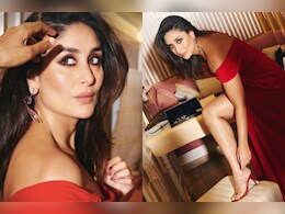 Kareena Kapoor Was "Bringing In" Her Birthday In Style In A Ravishing Red Off-Shoulder Gown