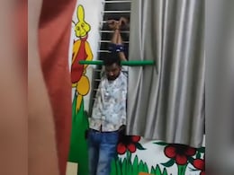 Cop Suspended After Video Shows Tea Seller Tied To Police Station Window In Madhya Pradesh