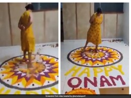 Video: Bengaluru Woman Destroys Onam Pookalam Made By Children, Internet Is Furious Video: Bengaluru Woman Destroys Onam Pookalam Made By Children, Internet Is Furious