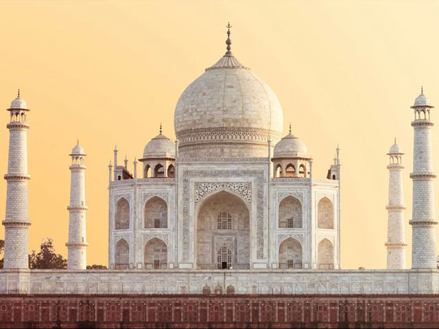 Water Leaking From Taj Mahal's Dome After Intense Rain In Agra