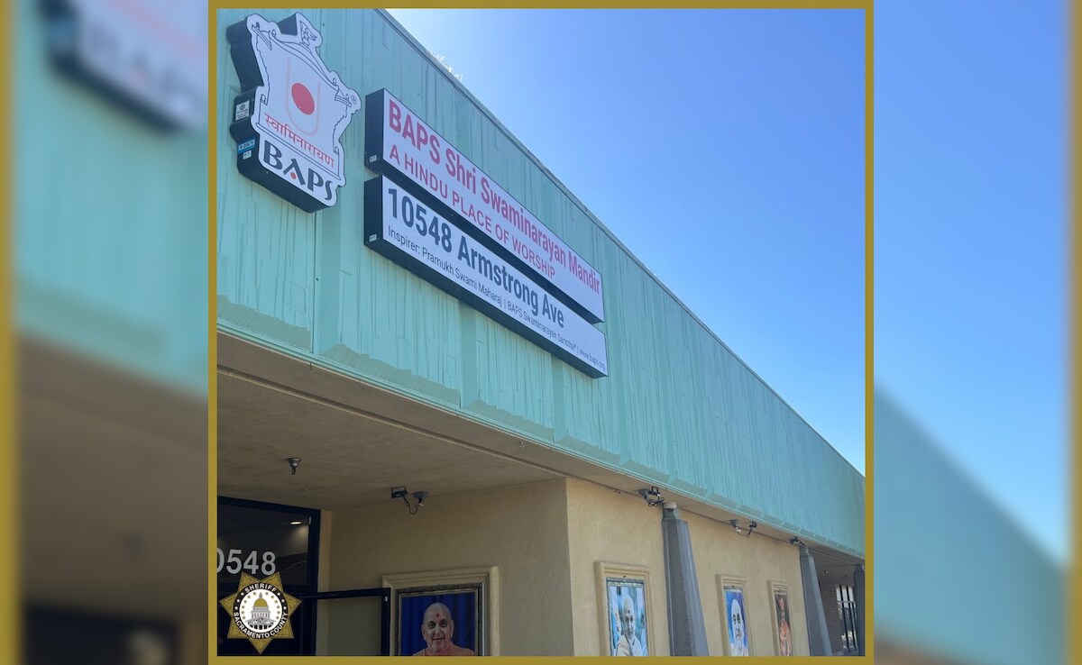 Temple Defaced With AntiHindu Grafitti In US, Second Time In 2 Weeks