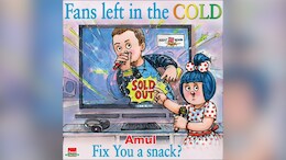 "Left In The Cold" - Amul Shares Topical For Coldplay Concert Controversy