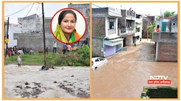 Satna : तालाब की मेड़ टूटी तो नप गई&nbsp;ठेका कंपनी, मंत्री ने कहा- "फौरन इनके बैंक.... "
