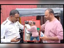 उल्हासनगरात मद्यधुंद रिक्षाचालकाची वाहतूक पोलिसाला मारहाण, घटनेचा VIDEO आला समोर