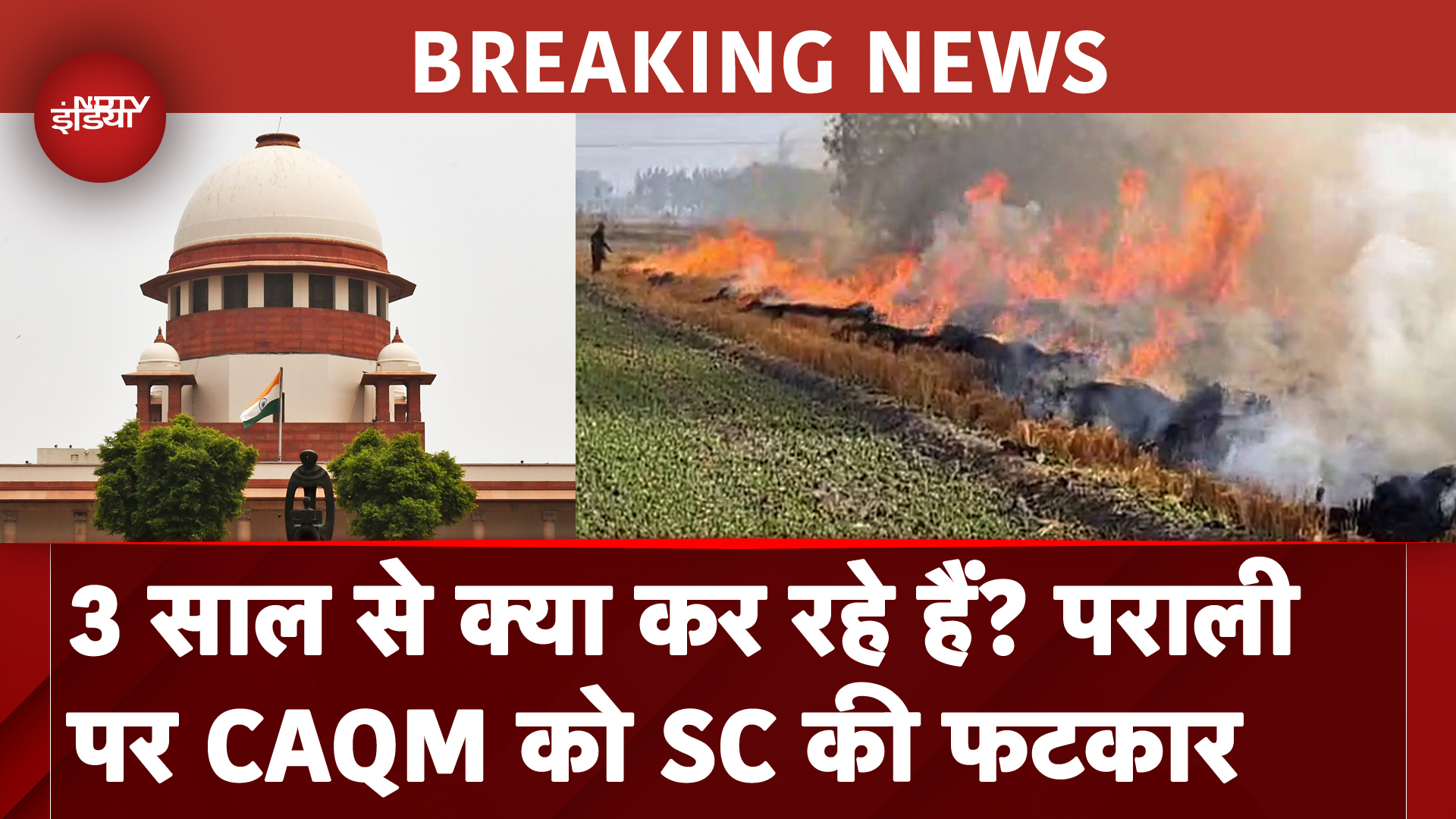 दिल्ली-NCR में वायु प्रदूषण मामले में Supreme Court ने CAQM को लगाई फटकार