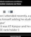 'IITians Are Most Modest': Debate Erupts Over Viral Post About IIT Graduates