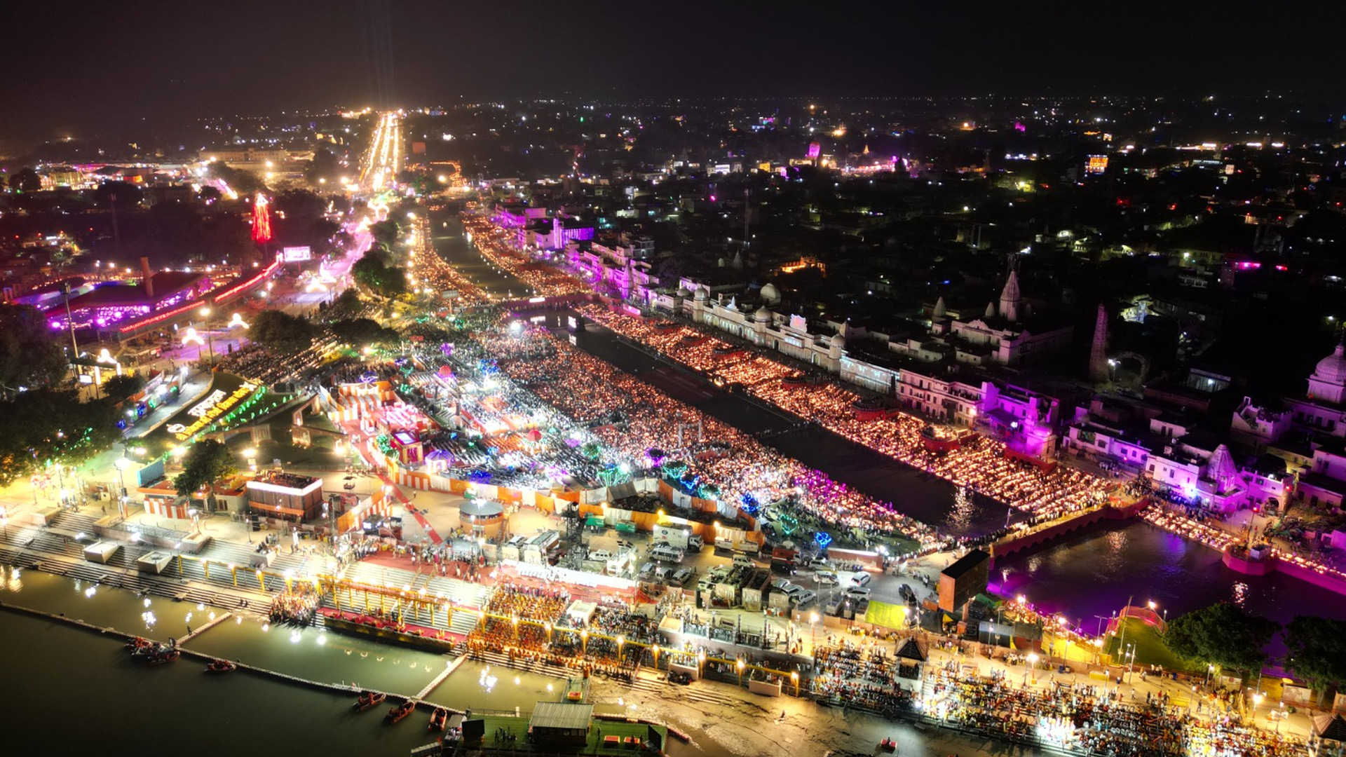 Record 25 Lakh Diyas Light Up Ayodhya Ahead Of Diwali