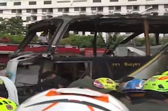 School Bus With 44 Students Catches Fire In Thailand, Multiple Feared Dead School Bus With 44 Students Catches Fire In Thailand, Multiple Feared Dead