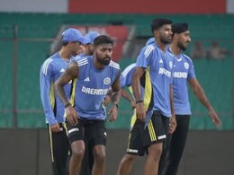 Team India Gears Up For 1st T20I Against Bangladesh With Fielding Drills