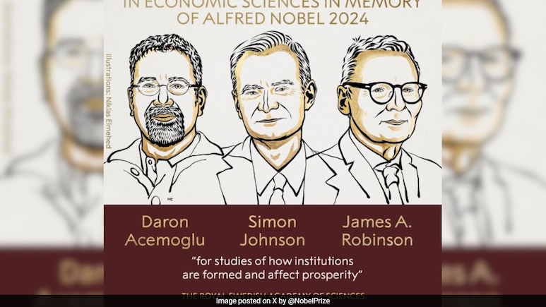 3 Economists Get Nobel Prize For Study On Institutions And Prosperity