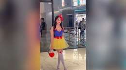 Halloween 2024: Krystle D'Souza In A Short Yellow Dress And Red Shoes Looks As If Snow White Went To A Dinner Party