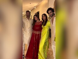 Abhishek Kapoor Celebrates Diwali With Cast of His Next Film, Debutants Aaman Devgn And Rasha Thadani Abhishek Kapoor Celebrates Diwali With Cast of His Next Film, Debutants Aaman Devgn And Rasha Thadani