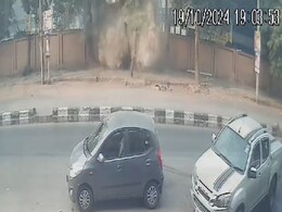 On CCTV, Moment Huge Explosion Ripped Through Wall Of Delhi School