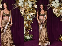 Only Disha Patani Could've Draped A Simple Tissue <i>Saree</i> Into A Modern Silhouette