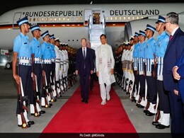 German Chancellor Olaf Scholz Arrives In Delhi, To Hold Strategic Talks With PM German Chancellor Olaf Scholz Arrives In Delhi, To Hold Strategic Talks With PM