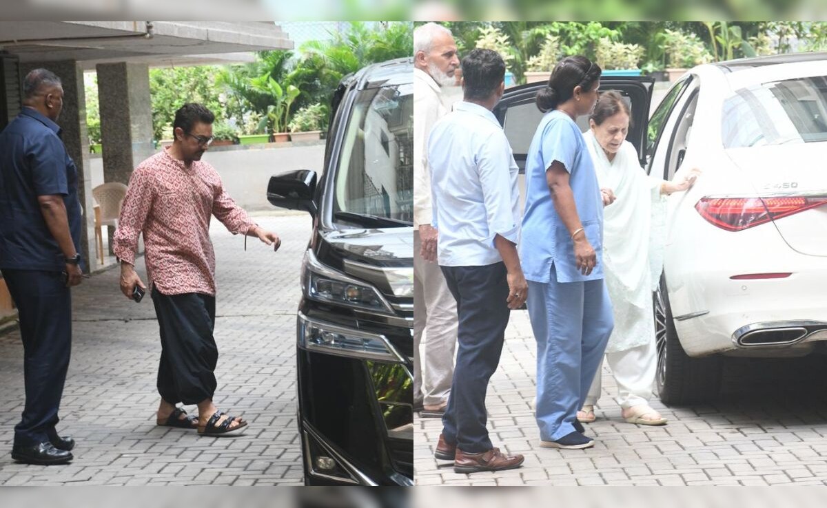 Aamir Khan, Along With Mother Zeenat Hussain, Visit Ex-Wife Reena Dutta After Her Father's Death