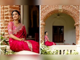 Keerthy Suresh In A Fuschia <i>Saree</i> Has Given Us The Best Kind Of Festive Fever
