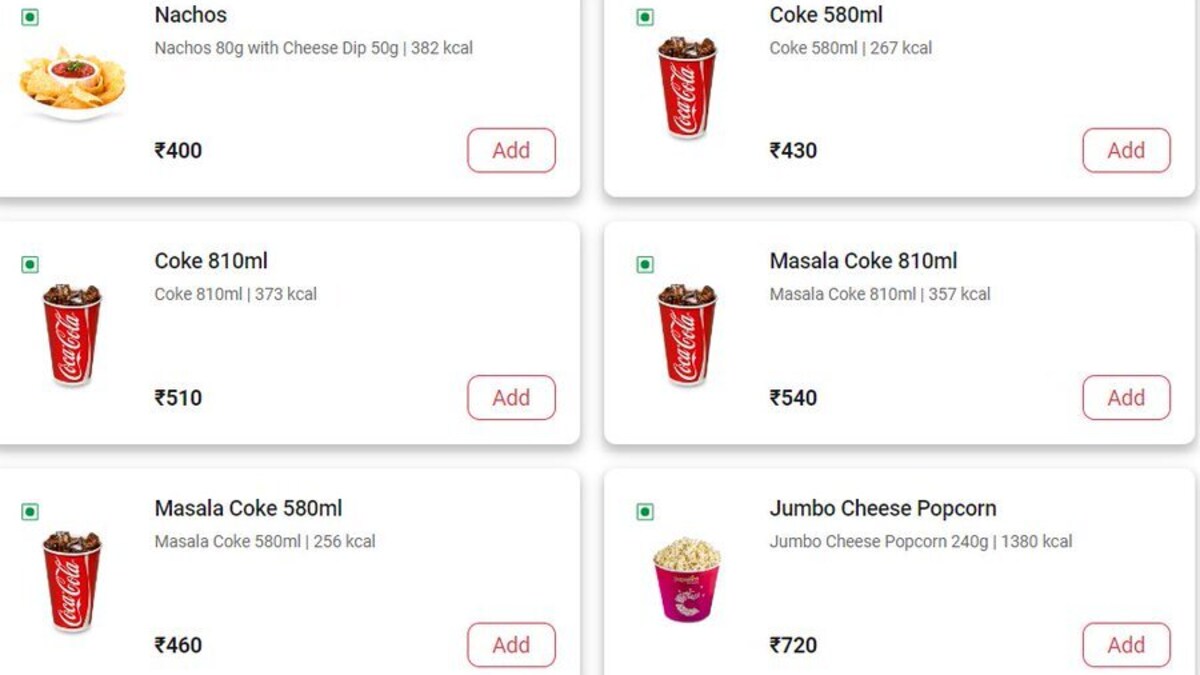 「コーラは430ルピー、ポップコーンは720ルピー」 – 映画館の食品価格に関するバイラル投稿がオンライン議論を引き起こす