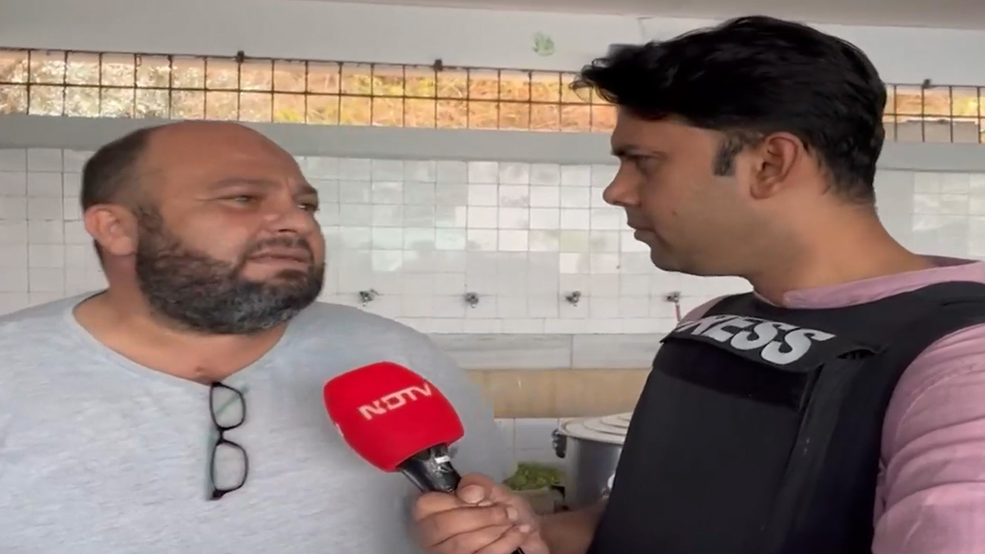 NDTV Ground Report Man At Beirut Shelter Wishes To "Go Back Home Soon"