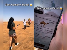 रेगिस्तान में महिला ने UBER से बुक किया ऊंट, वीडियो देख पब्लिक को लगा 440 वोल्ट का झटका रेगिस्तान में महिला ने UBER से बुक किया ऊंट, वीडियो देख पब्लिक को लगा 440 वोल्ट का झटका