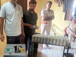 राजस्थान में हवाला के 7 करोड़ रुपए जब्त, दिल्ली से गुजरात भेजा जा रहा था, गिनती के लिए लाई गई मशीन