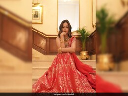 After A "Stumble" Came Style Slayage For Rubina Dilaik In A <i>Rani</i> Pink And Gold Archana Kochchar <i>Lehenga</i> After A "Stumble" Came Style Slayage For Rubina Dilaik In A <i>Rani</i> Pink And Gold Archana Kochchar <i>Lehenga</i>