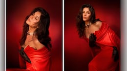 Shehnaaz Gill In A Red Gown And Black Gloves Is "Stealing Hearts" Wherever She Goes