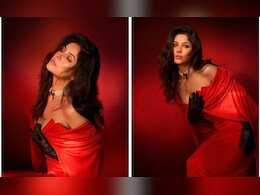 Shehnaaz Gill In A Red Gown And Black Gloves Is "Stealing Hearts" Wherever She Goes Shehnaaz Gill In A Red Gown And Black Gloves Is "Stealing Hearts" Wherever She Goes
