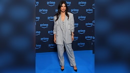 "Greytful" For Priyanka Chopra Powering Through The Week Stylishly In This Pantsuit