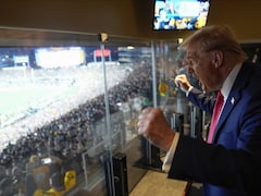 Donald Trump Appears At NFL Game In Pennsylvania As Campaign Heats Up