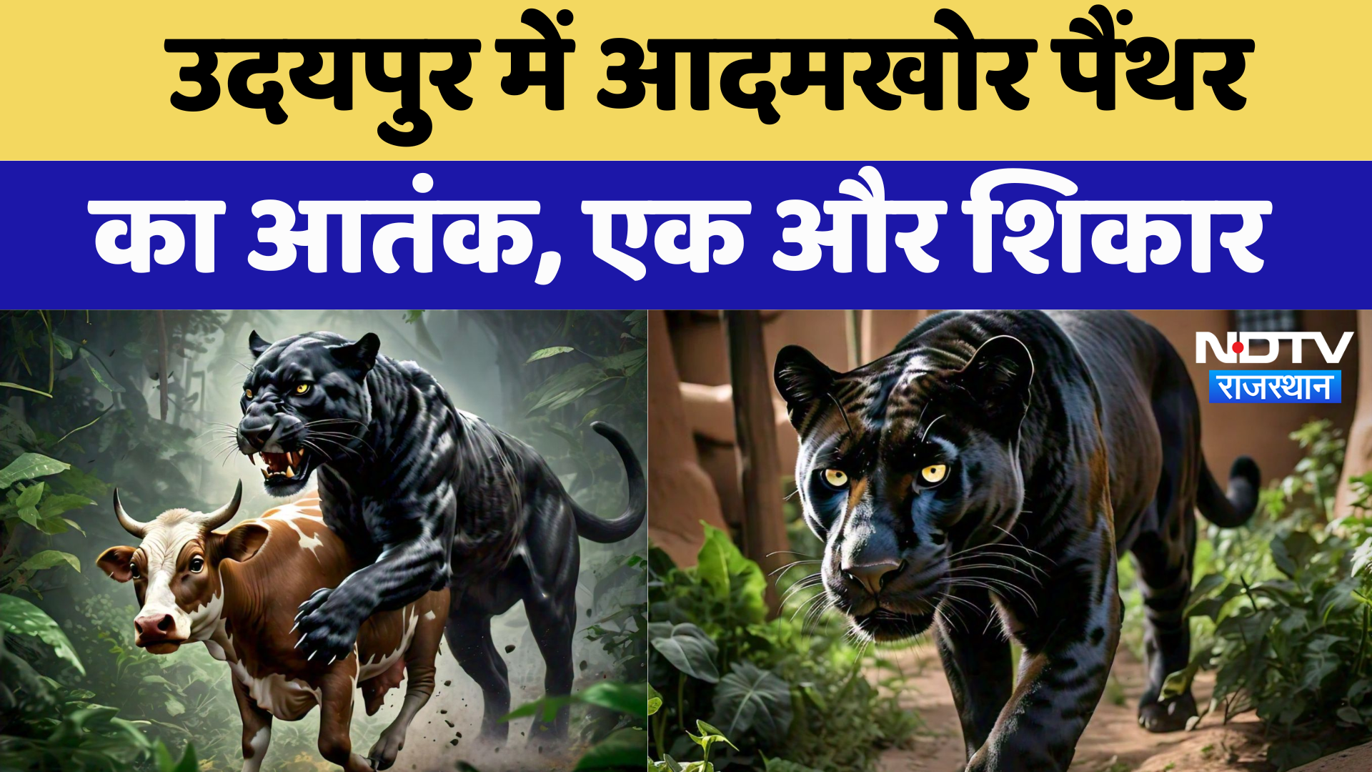 Udaipur Panther Attack: उदयपुर में आदमखोर पैंथर का आतंक, एक और शिकार | Latest | Rajasthan News
