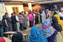 Jammu And Kashmir Records 11.6% Voters' Turnout Till 9 am Jammu And Kashmir Records 11.6% Voters' Turnout Till 9 am