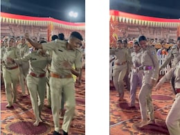 गुजरात के पावागढ़ में मां की भक्ति में सराबोर पुलिसकर्मियों का वीडियो हुआ वायरल, जमकर प्यार लुटा रहे हैं लोग