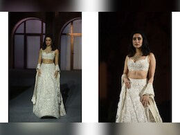 Shraddha Kapoor Turned Showstopper For Mishru Couture In An Ivory <i>Lehenga</i> Shraddha Kapoor Turned Showstopper For Mishru Couture In An Ivory <i>Lehenga</i>