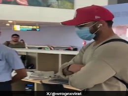 'Masked' Virat Kohli Spotted By Fans At Bengaluru Airport - Video Goes Viral 'Masked' Virat Kohli Spotted By Fans At Bengaluru Airport - Video Goes Viral