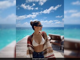 In One Stunning Swimsuit After The Next, Khushi Kapoor's Tropical Wardrobe Is The Best Kind Of Beach Chic
