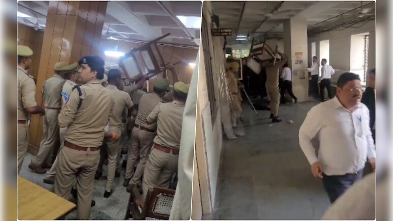 गाजियाबाद कोर्ट में जज-वकीलों में बहस और फिर पुलिस का दे दनादन, जानें हुआ क्या ड्रामा