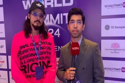 RJ Abhinav On NDTV World Summit RJ Abhinav On NDTV World Summit