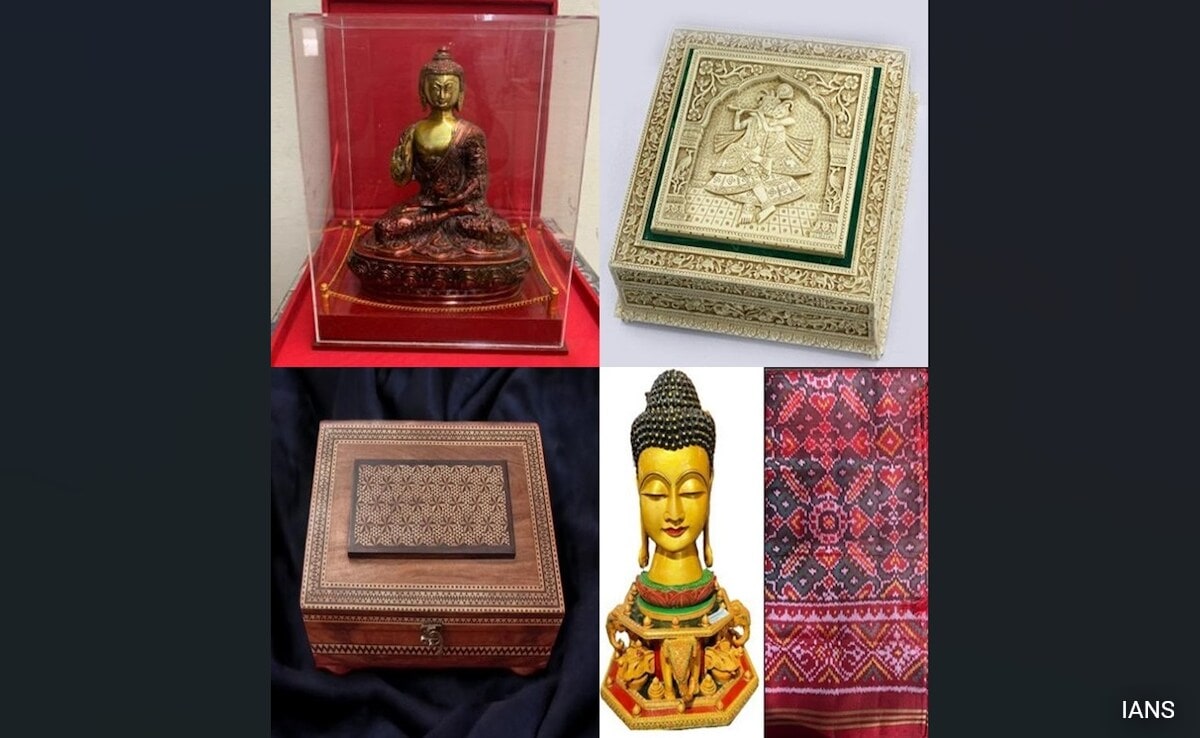 PM Modi Gifts Indian Handicrafts To Laos, Japan, Thailand, New Zealand