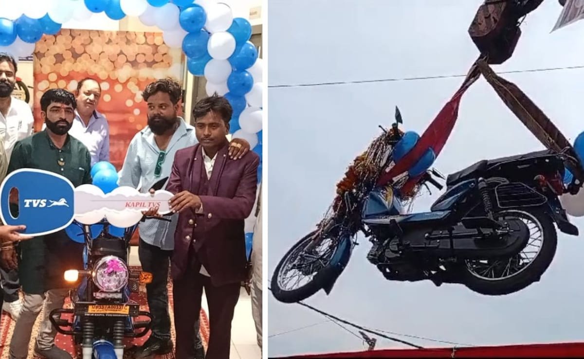 Viral: DJ, Drums As Tea Seller Celebrates New Bike In Madhya Pradesh