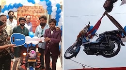 Viral: DJ, Drums As Tea Seller Celebrates New Bike In Madhya Pradesh
