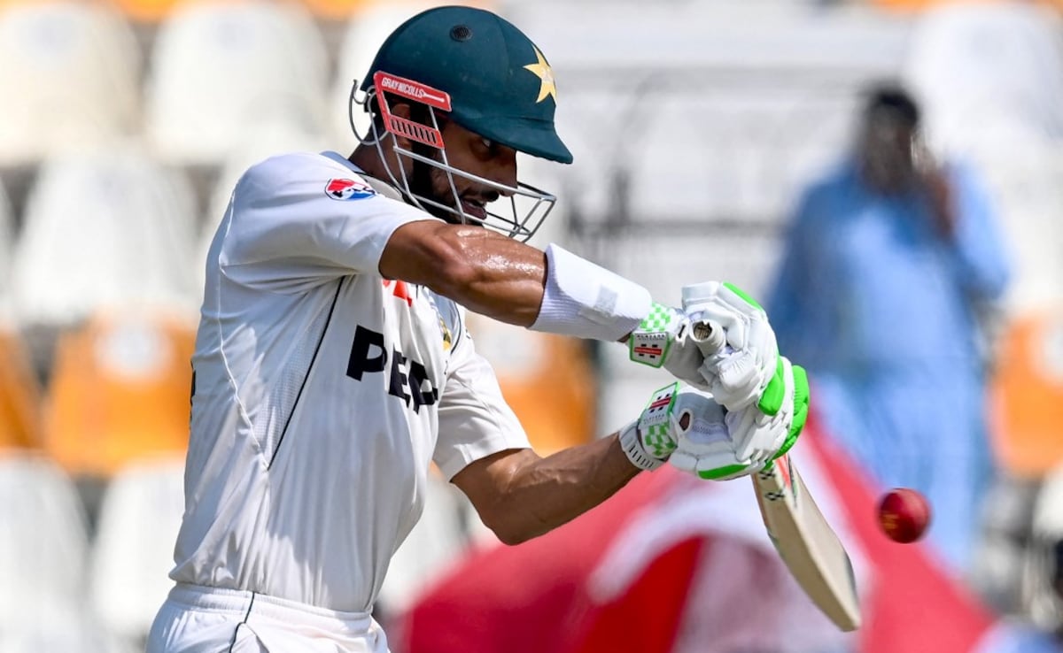 Shan Masood Ends Drought Of 1524 Days With Test Century Against England Shan Masood Ends Drought Of 1524 Days With Test Century Against England