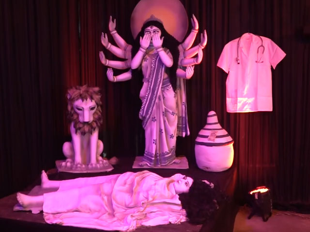 Durga Puja Pandal Depicts 'Lajja' Theme As A Protest Against RG Kar Incident